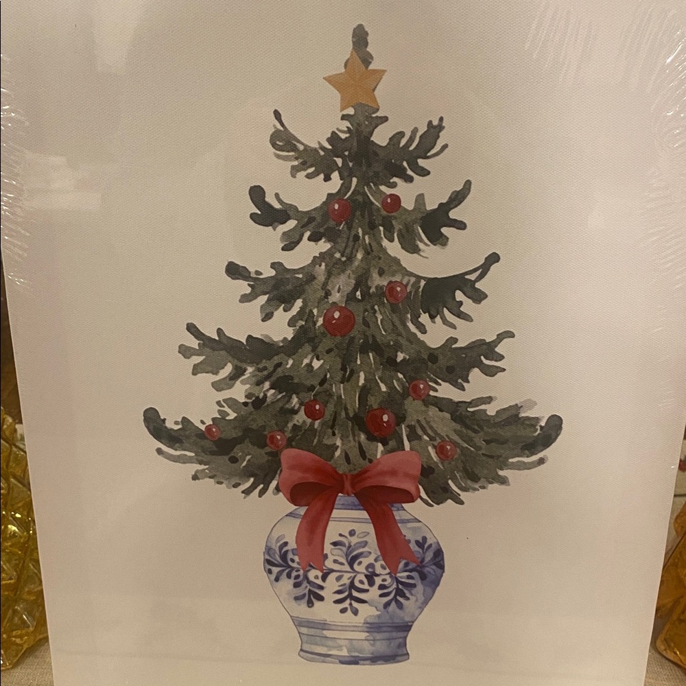 Christmas Tree Canvas Art - Picture 2 of 5